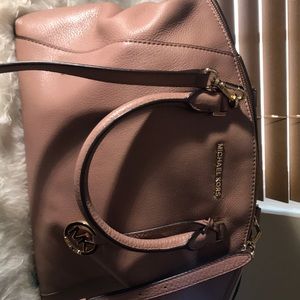 Mk leather satchel